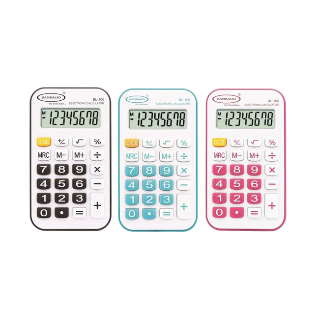 Bambalio BL-100 8 Digits Pocket Calculator - Calculators