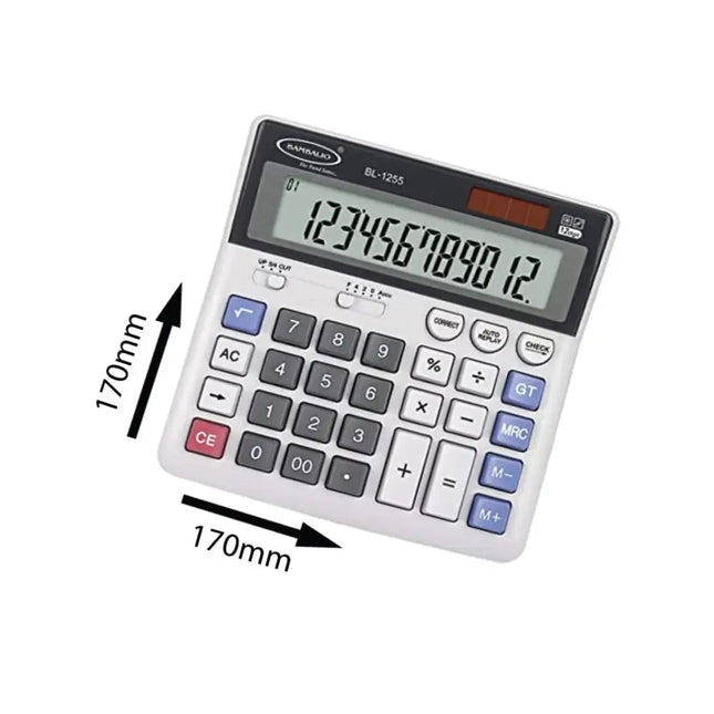 Bambalio BL-1255 12 Digits Desktop Calculator - Calculators