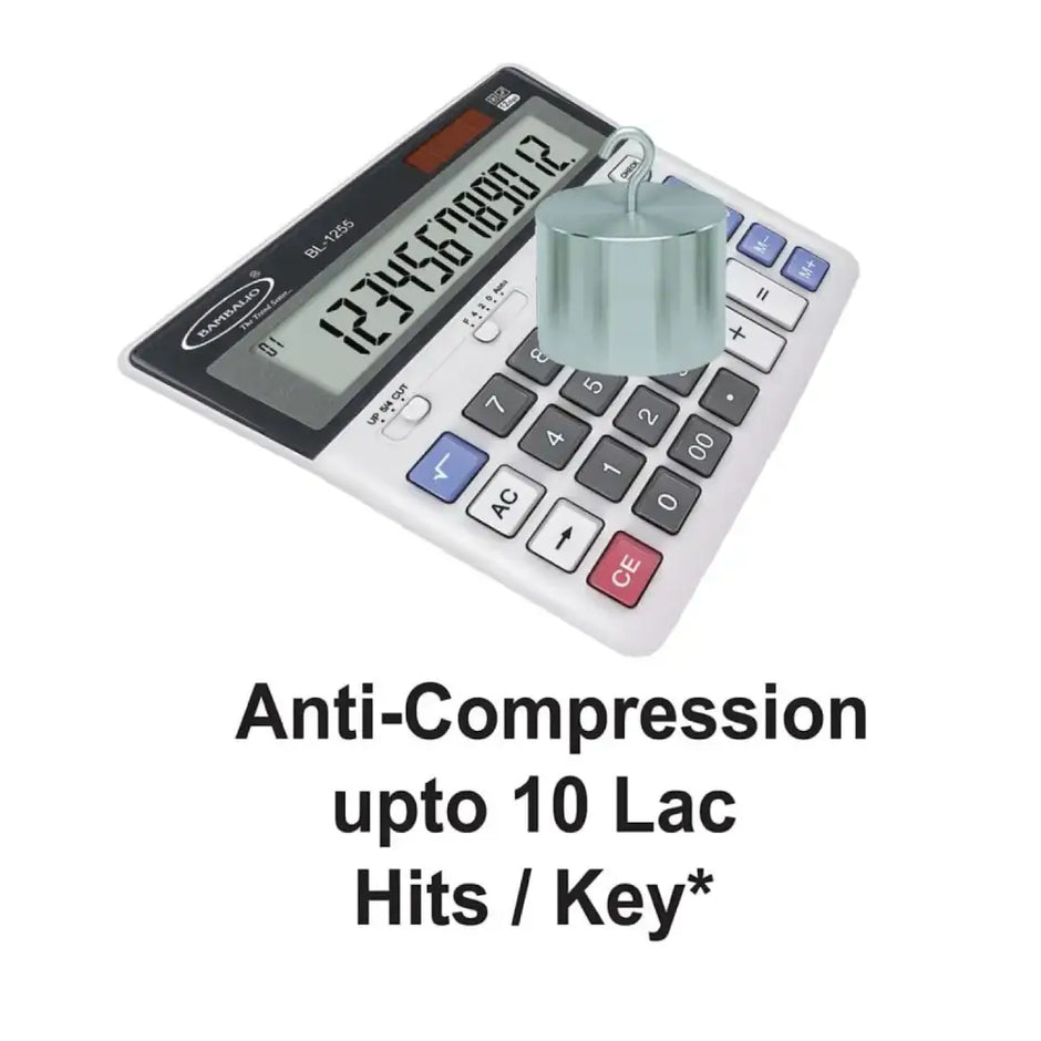 Bambalio BL-1255 12 Digits Desktop Calculator - Calculators