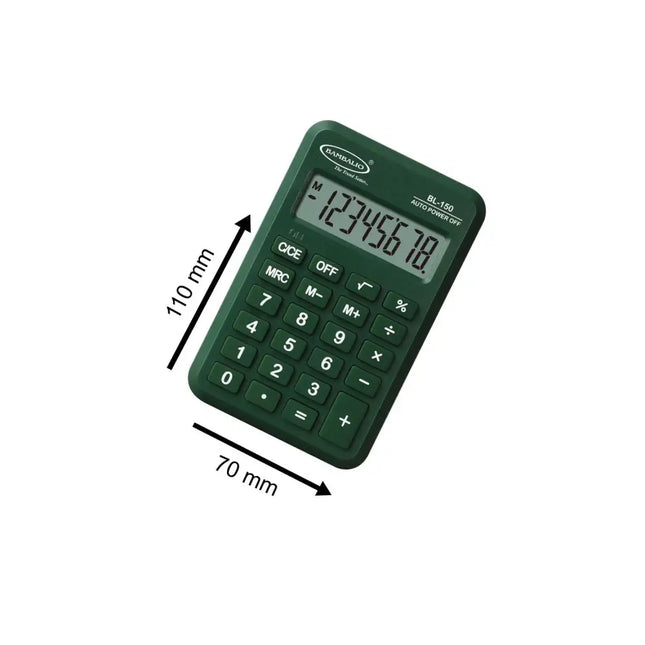 Bambalio BL-150 8 Digits Pocket Calculator - Calculators