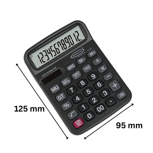 Bambalio BL-222 12 Digits Desktop Calculator - Calculators