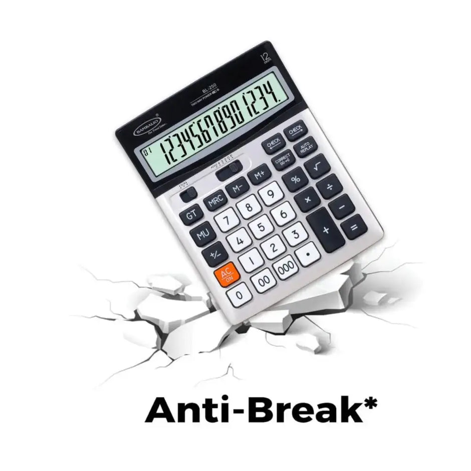 Bambalio BL-250 12 Digits Desktop Calculator - Calculators