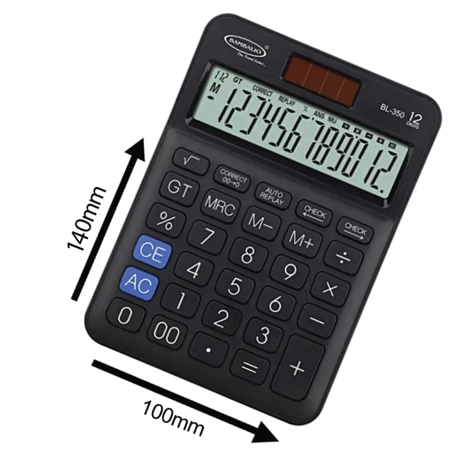 Bambalio BL-350 12 Digits Desktop Calculator - Calculators