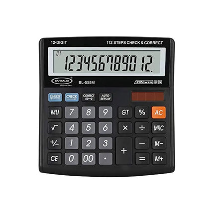 Bambalio BL-555M 12 Digits Desktop Calculator - Calculators