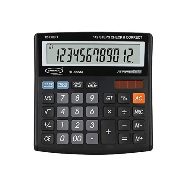 Bambalio BL-555M 12 Digits Desktop Calculator - Calculators