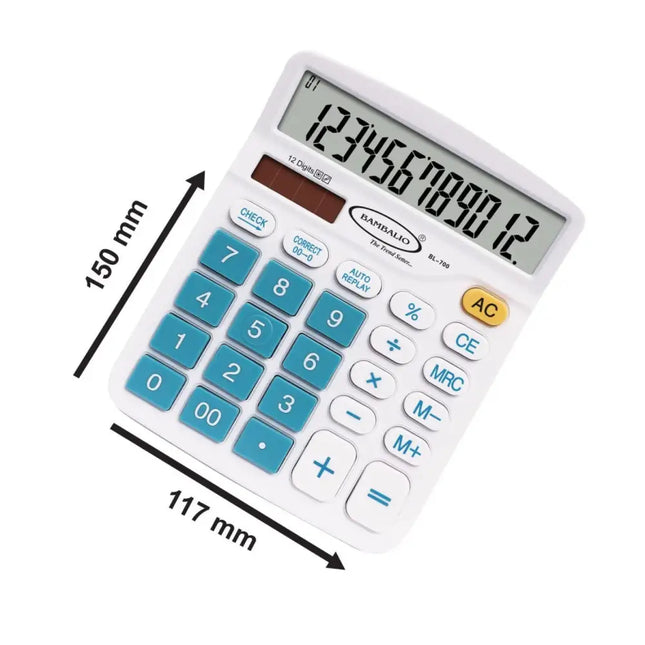 Bambalio BL-700 12 Digits Desktop Calculator - Calculators
