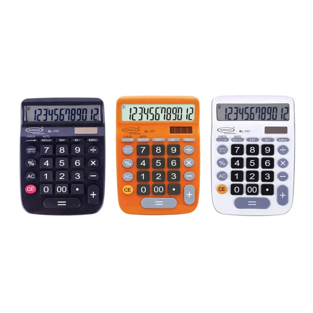 Bambalio BL-777 12 Digits Desktop Calculator - Calculators