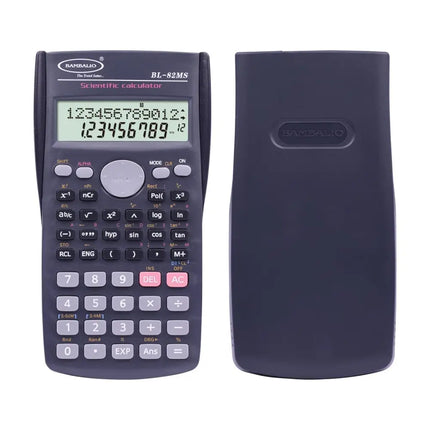 Bambalio BL-82MS Scientific Calculator | 240 Functions and 2 Line Display - Blue - Calculators