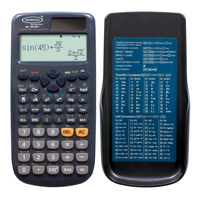 Bambalio BL-991ES Plus Scientific Calculator | 417 Functions and 2 Line Display - Calculators