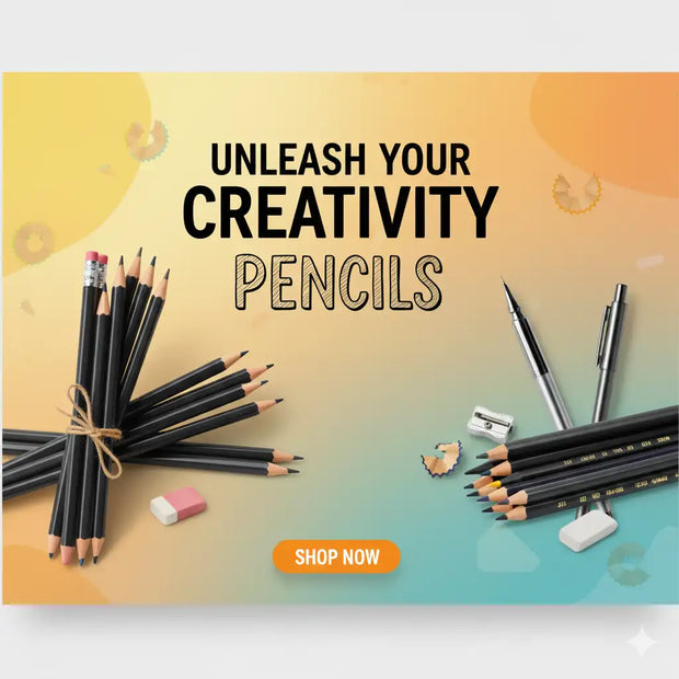 Black wooden pencils with red erasers, bundled together by twine.