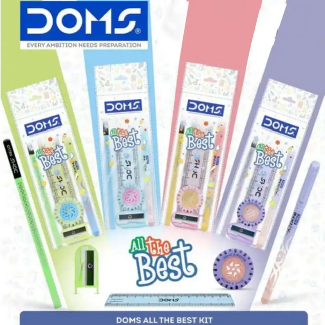 DOMS All The Best Kit | Stationery Kit of 5 Assorted Items - Art Kits