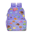 DOMS Back Pack - Aqua Series - Purple - Back Packs