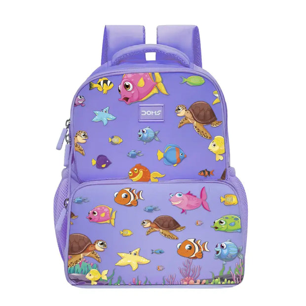 DOMS Back Pack - Aqua Series - Purple - Back Packs