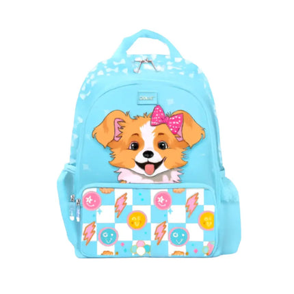 DOMS Back Pack - Puppy Face Series - Light Blue - Back Packs