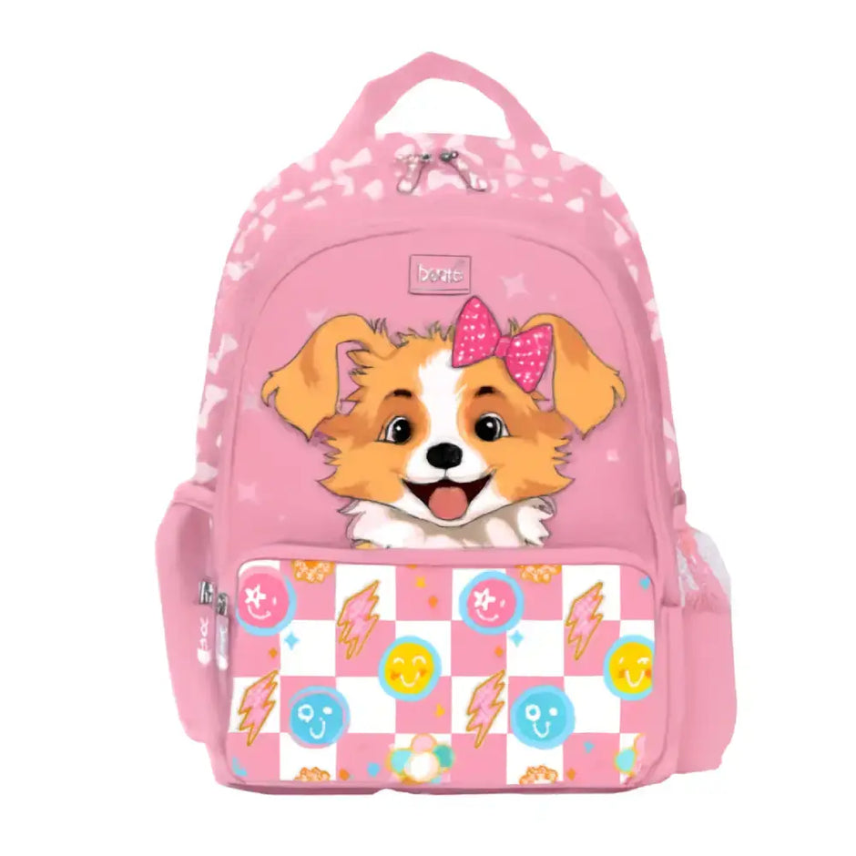 DOMS Back Pack - Puppy Face Series - Light Pink - Back Packs