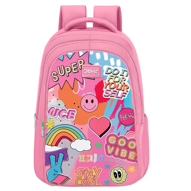 DOMS Back Pack - Sticker Series - Pink - Back Packs