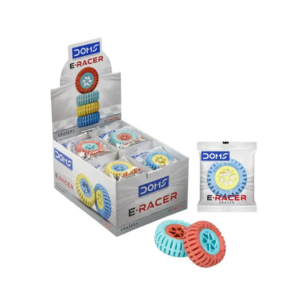 DOMS E-Racer Eraser | Pack of 1 - Erasers