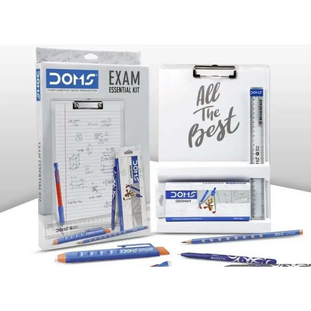 DOMS Exam Essential Kit | Pack of 12 Items - Art Kits