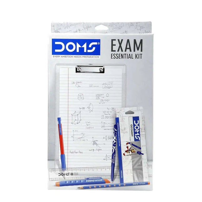 DOMS Exam Essential Kit | Pack of 12 Items - Art Kits