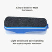 DOMS Fine Magnetic Whiteboard Duster Marker Set | Easy to Wipe | Refillable White Board Marker with Good Grip | Set