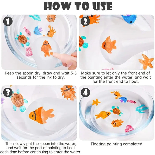 DOMS Floating Markers Set of 12 Shades - Art Markers