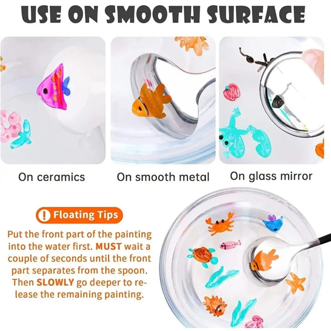 DOMS Floating Markers Set of 12 Shades - Art Markers