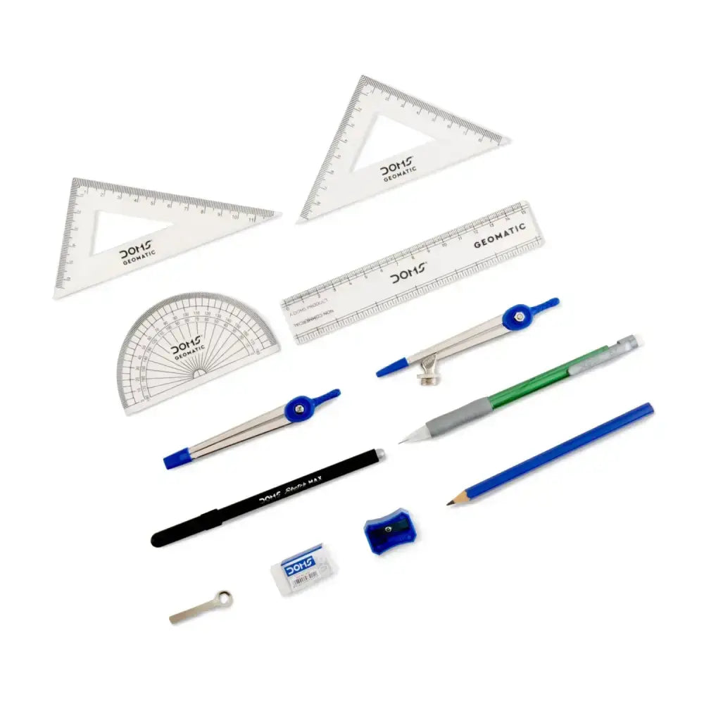 DOMS Geomatic Mathematical Drawing Instruments Box - Geometry Box
