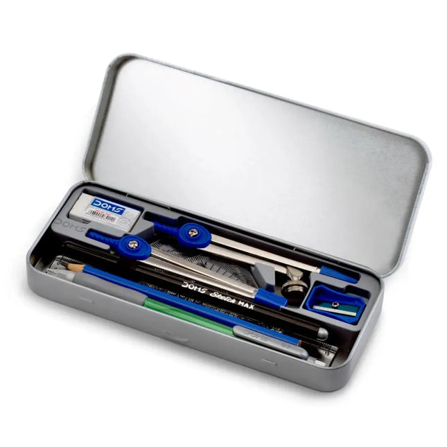 DOMS Geomatic Mathematical Drawing Instruments Box - Geometry Box