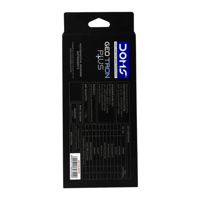 DOMS Geotron Plus Mathematical Drawing Instruments Box - Geometry Box