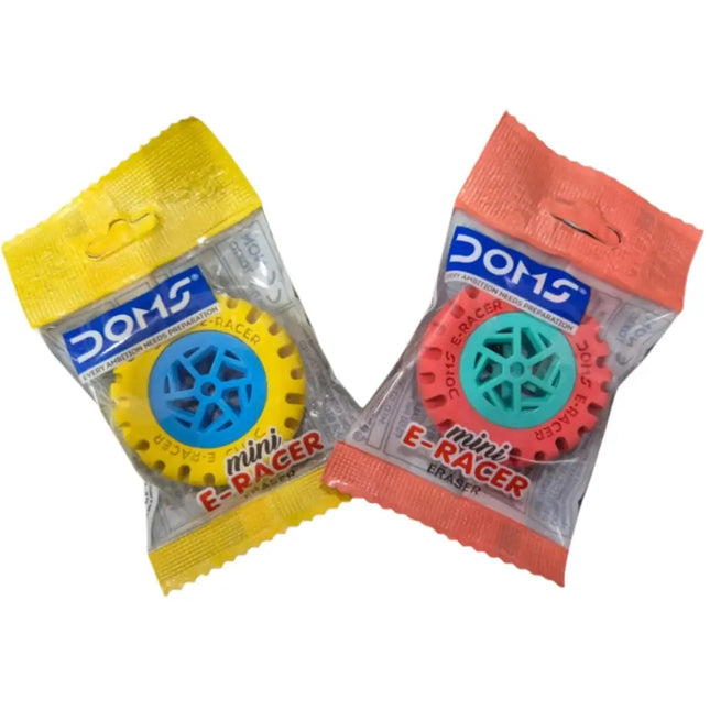 DOMS Mini E-Racer Eraser | Pack of 1 - Erasers