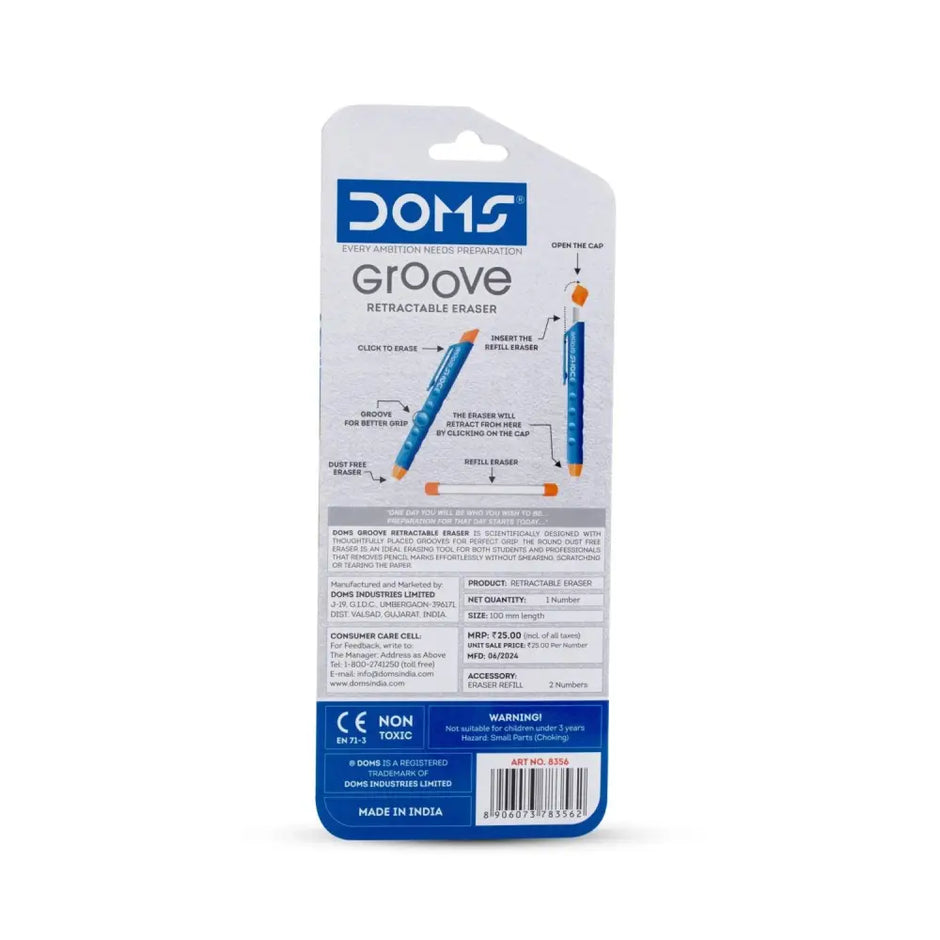 DOMS Retractable Eraser | Pack of 1 - Erasers