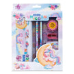 DOMS Unicorn Stationery Kit | Includes 1 Unicorn Compass Box 1 E-Racer Eraser 1 Sharpener 2 Unicorn Pencils & 1 Pack