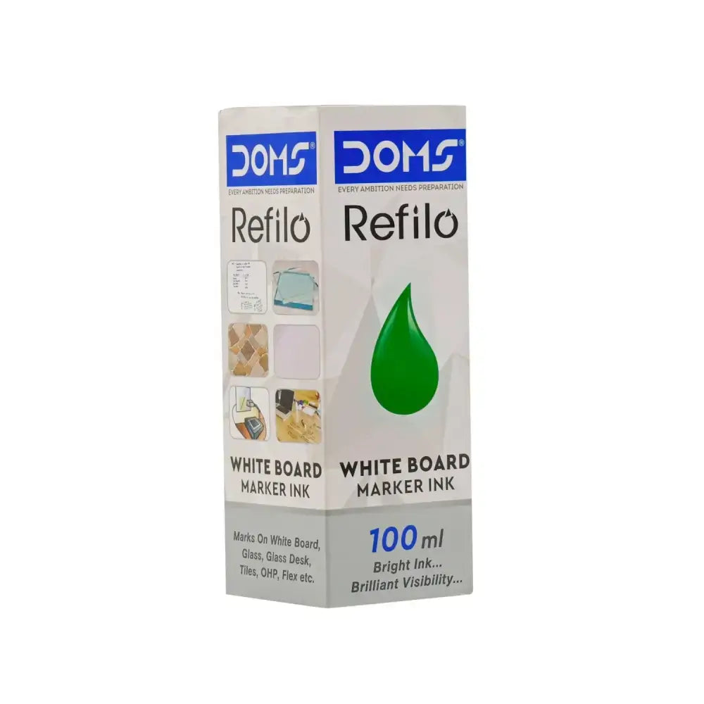 DOMS White Board Marker Ink - Green / 100ML - White Board Marker