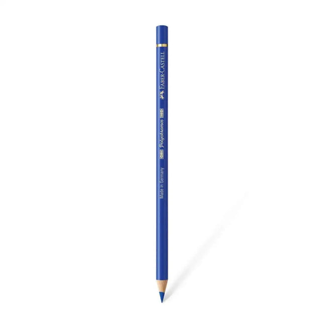 Faber Castell Polychromos Colour Pencil - Single Pencil - Blue Colour Shades - Cobalt Blue - Colour Pencil