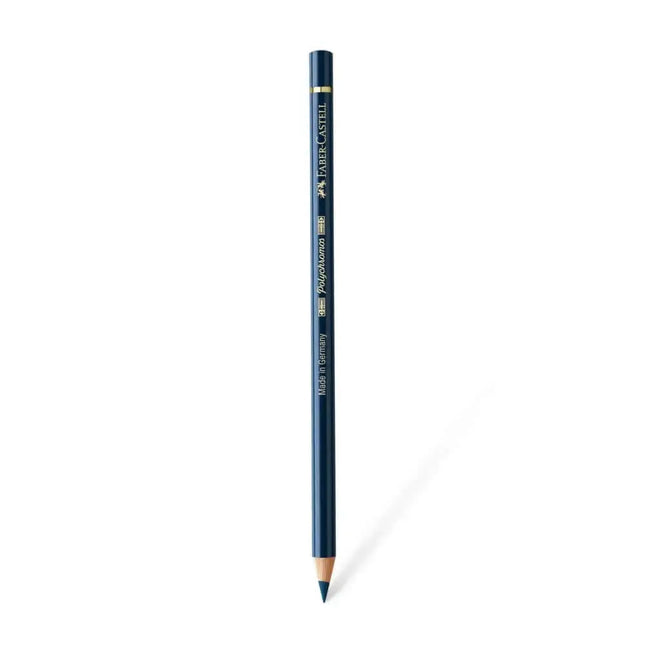 Faber Castell Polychromos Colour Pencil - Single Pencil - Blue Colour Shades - Dark Indigo - Colour Pencil