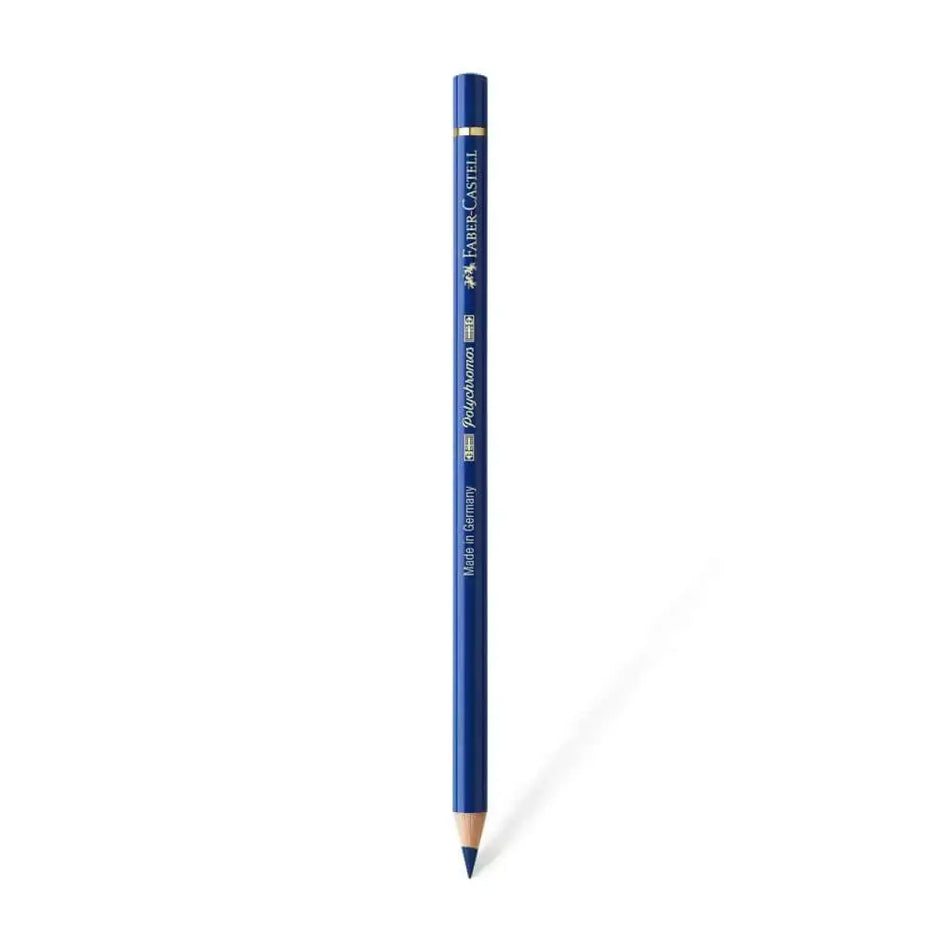 Faber Castell Polychromos Colour Pencil - Single Pencil - Blue Colour Shades - Helioblue-Reddish - Colour Pencil