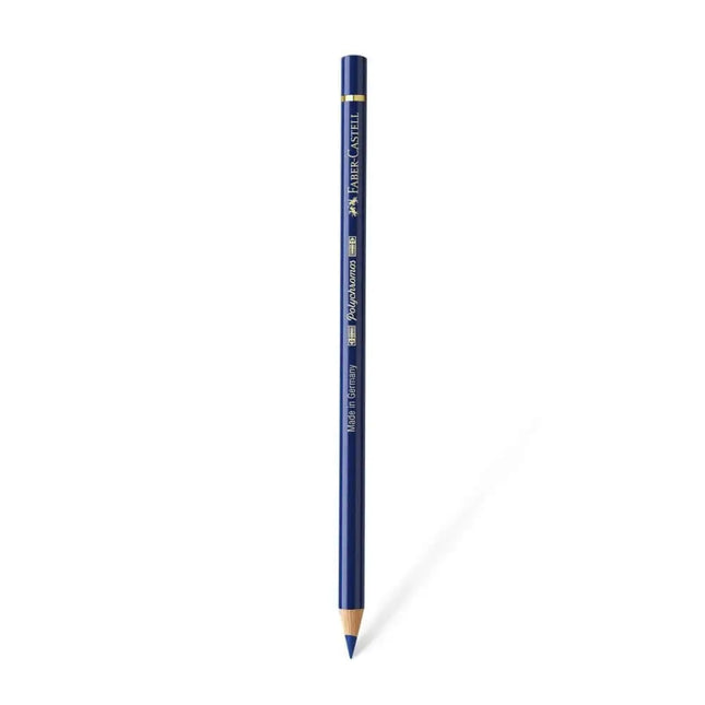 Faber Castell Polychromos Colour Pencil - Single Pencil - Blue Colour Shades - Indanthrene Blue - Colour Pencil