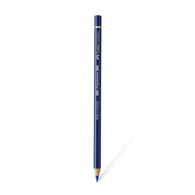 Faber Castell Polychromos Colour Pencil - Single Pencil - Blue Colour Shades - Indanthrene Blue - Colour Pencil