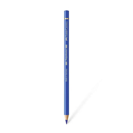 Faber Castell Polychromos Colour Pencil - Single Pencil - Blue Colour Shades - Ultramarine - Colour Pencil