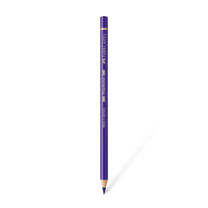 Faber Castell Polychromos Colour Pencil - Single Pencil - Blue Colour Shades - Blue Violet - Colour Pencil