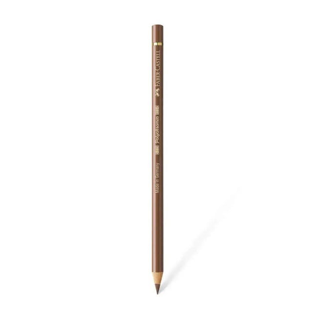 Faber Castell Polychromos Colour Pencil - Single Pencil - Brown Colour Shades - Bistre - Colour Pencil