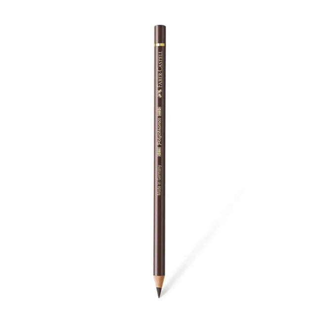 Faber Castell Polychromos Colour Pencil - Single Pencil - Brown Colour Shades - burnt umber - Colour Pencil