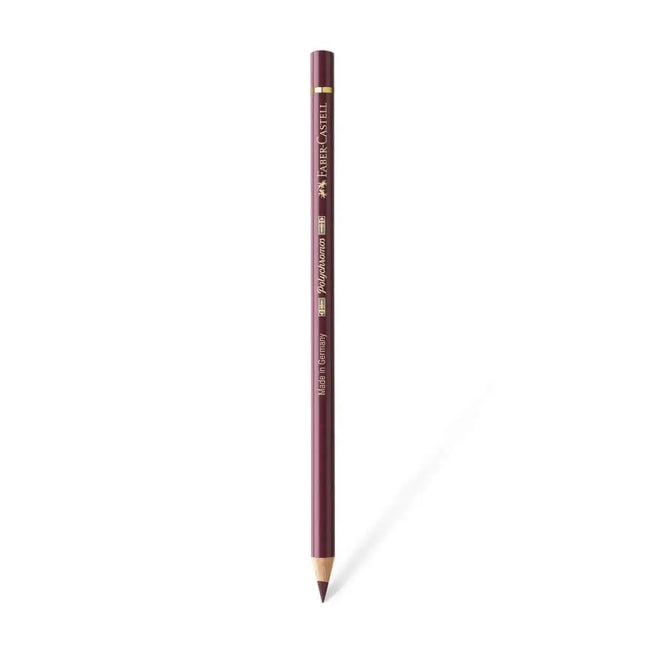Faber Castell Polychromos Colour Pencil - Single Pencil - Brown Colour Shades - Caput Mortuum Violet - Colour Pencil