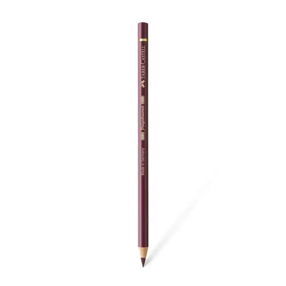 Faber Castell Polychromos Colour Pencil - Single Pencil - Brown Colour Shades - Caput Mortuum Violet - Colour Pencil