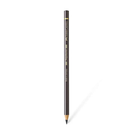 Faber Castell Polychromos Colour Pencil - Single Pencil - Brown Colour Shades - Dark Sepia - Colour Pencil