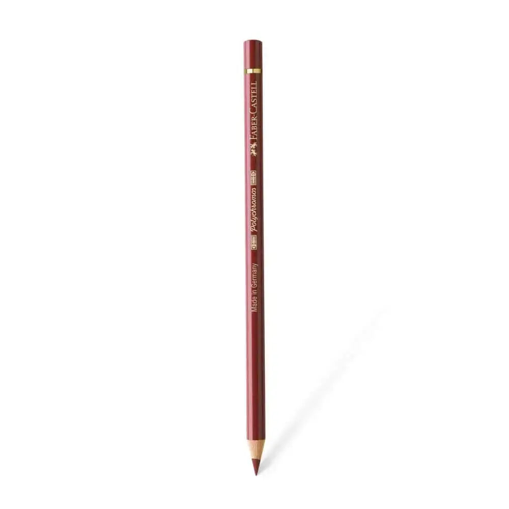 Faber Castell Polychromos Colour Pencil - Single Pencil - Brown Colour Shades - Indian Red - Colour Pencil