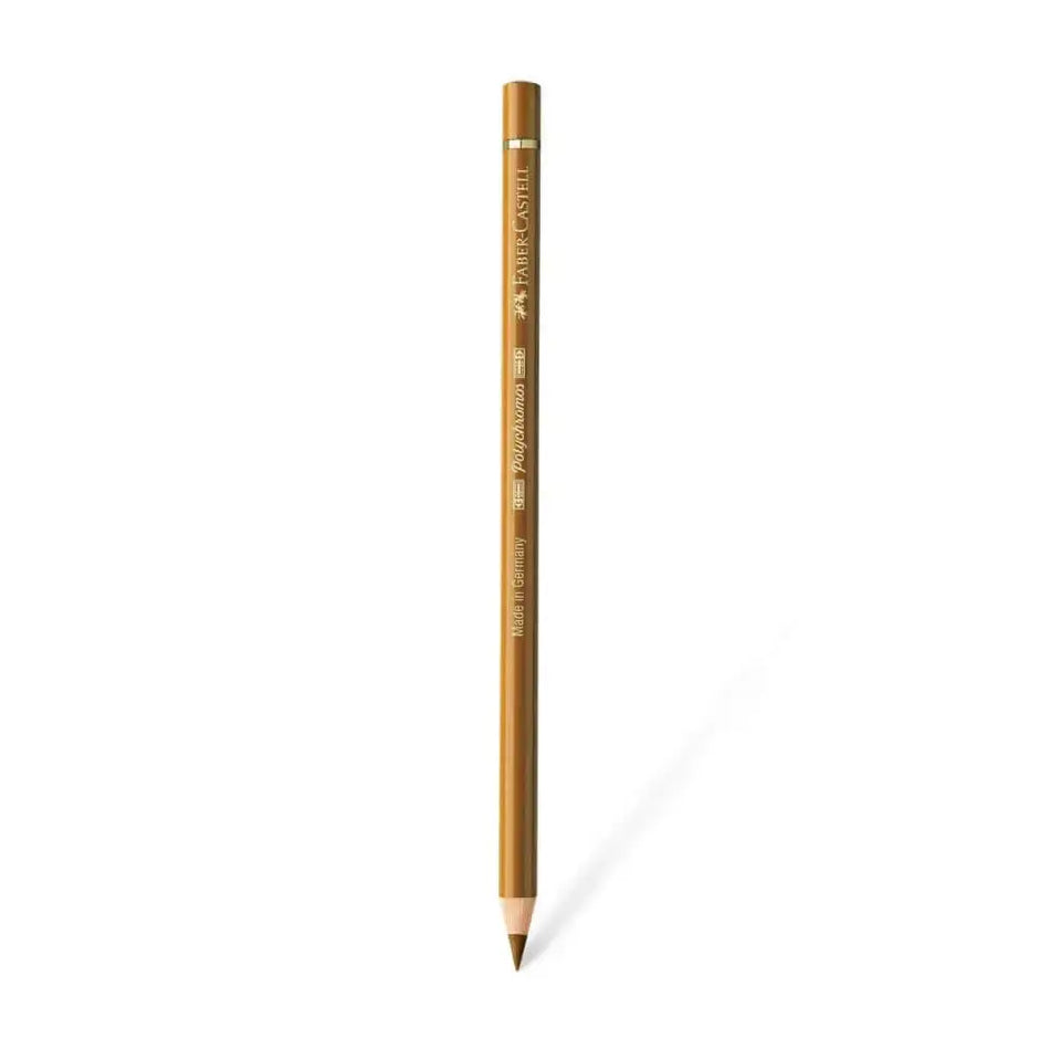 Faber Castell Polychromos Colour Pencil - Single Pencil - Brown Colour Shades - Brown Ochre - Colour Pencil