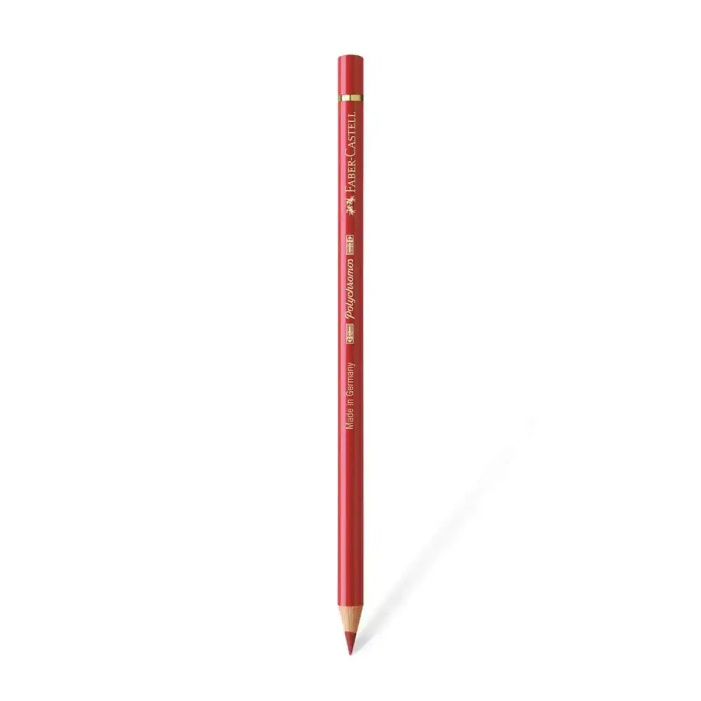 Faber Castell Polychromos Colour Pencil - Single Pencil - Brown Colour Shades - Pompeian Red - Colour Pencil