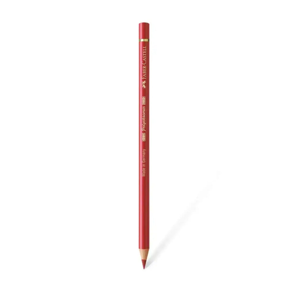 Faber Castell Polychromos Colour Pencil - Single Pencil - Brown Colour Shades - Pompeian Red - Colour Pencil