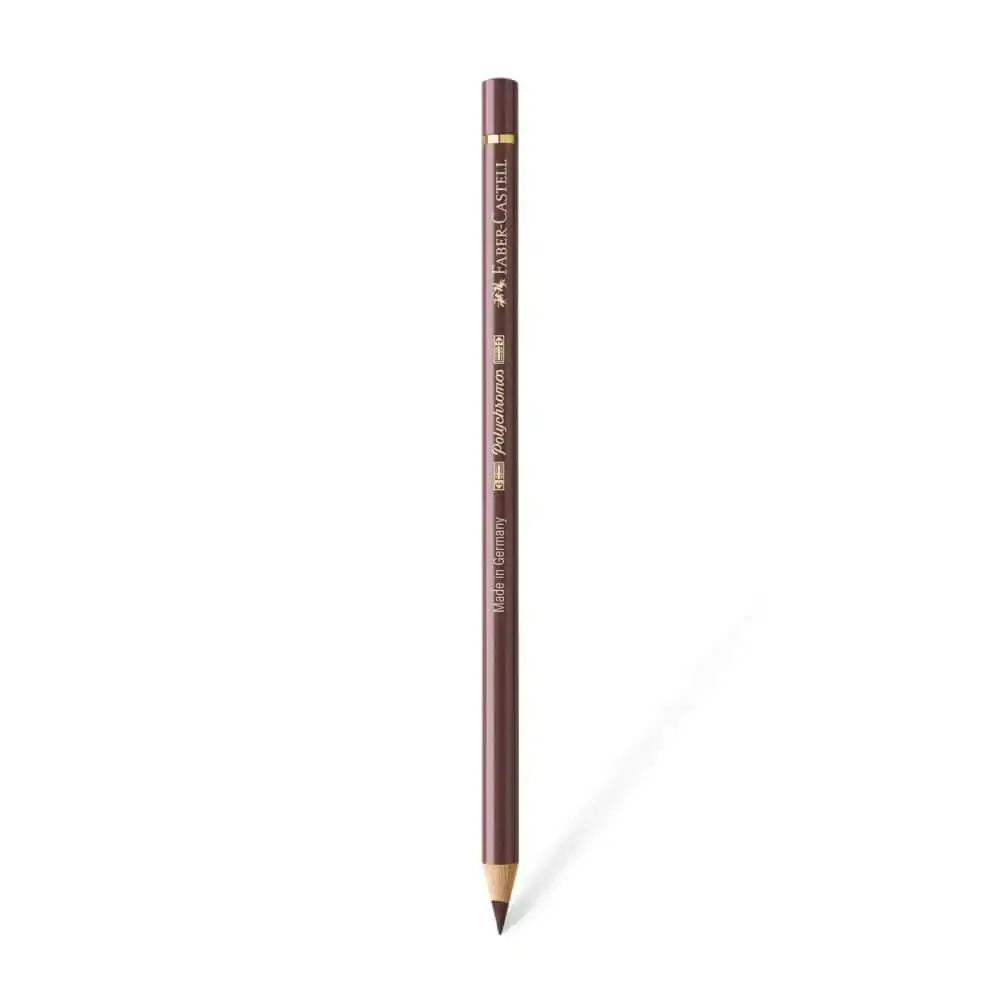 Faber Castell Polychromos Colour Pencil - Single Pencil - Brown Colour Shades - Van Dyck Brown - Colour Pencil